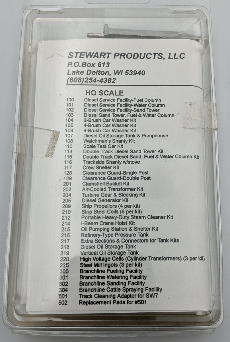 Stewart 105 HO Scale 4-Brush Car Washer Kit