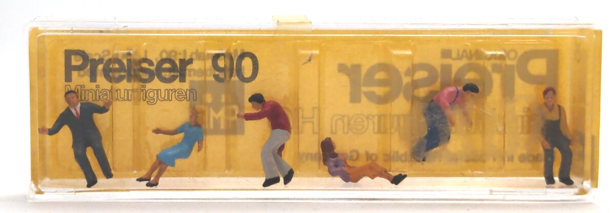 Preiser 10090 HO Drivers and Passenger Figures (Set of 6)
