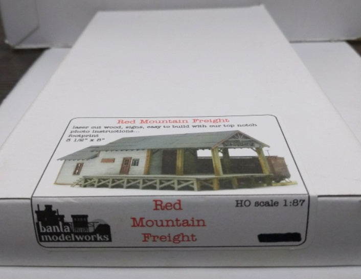 Banta Model Works 2070 HO Scale  Red Mountain Freight Building Kit