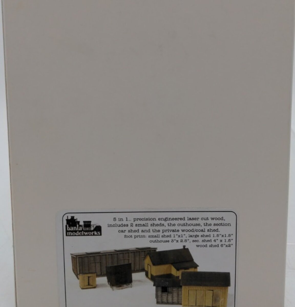 Banta Model Works 2155 HO Scale Rico Outbuildings 5 in 1 Building Kit