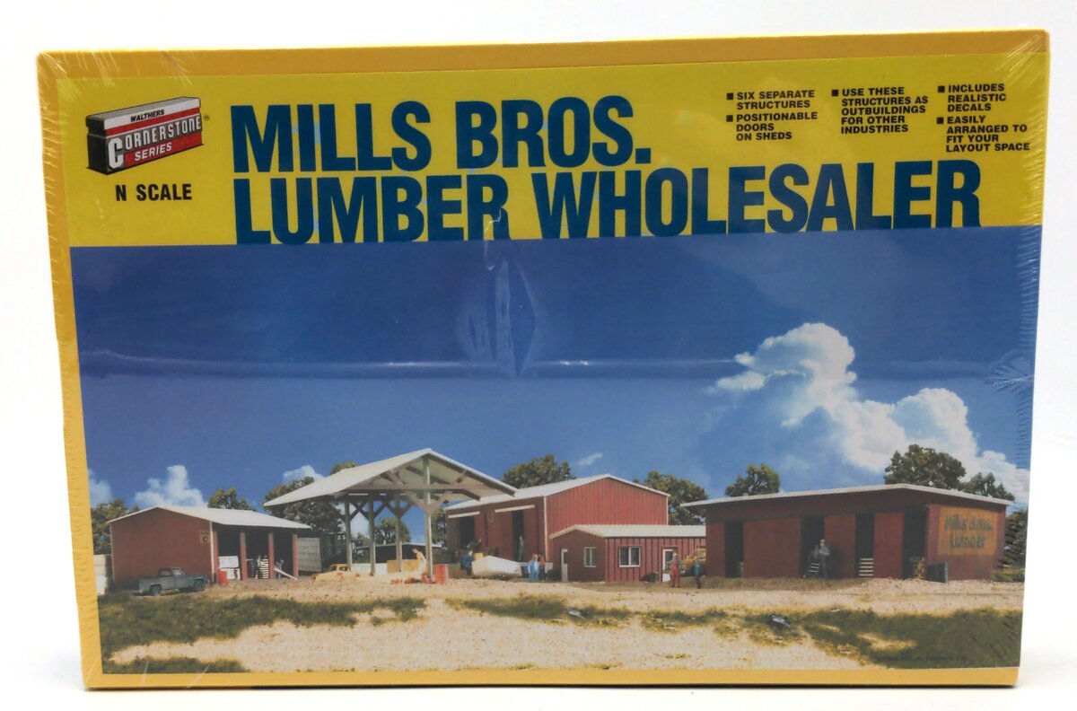 Walthers 933-3244 N Scale Mills Bros. Lumber Wholesaler Kit