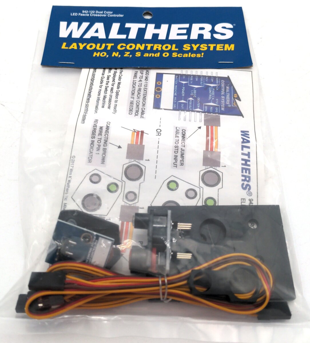 Walthers 942-122 Yellow - Green Dual-Color LED Fascia Crossover Controller