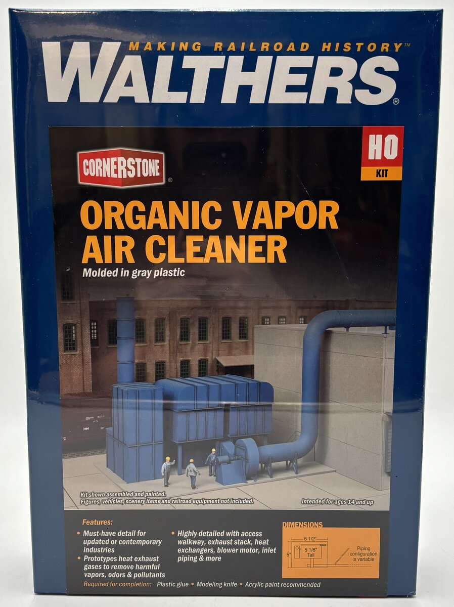 Walthers 933-4086 HO Modern Industrial Organic Vapor Air Cleaner