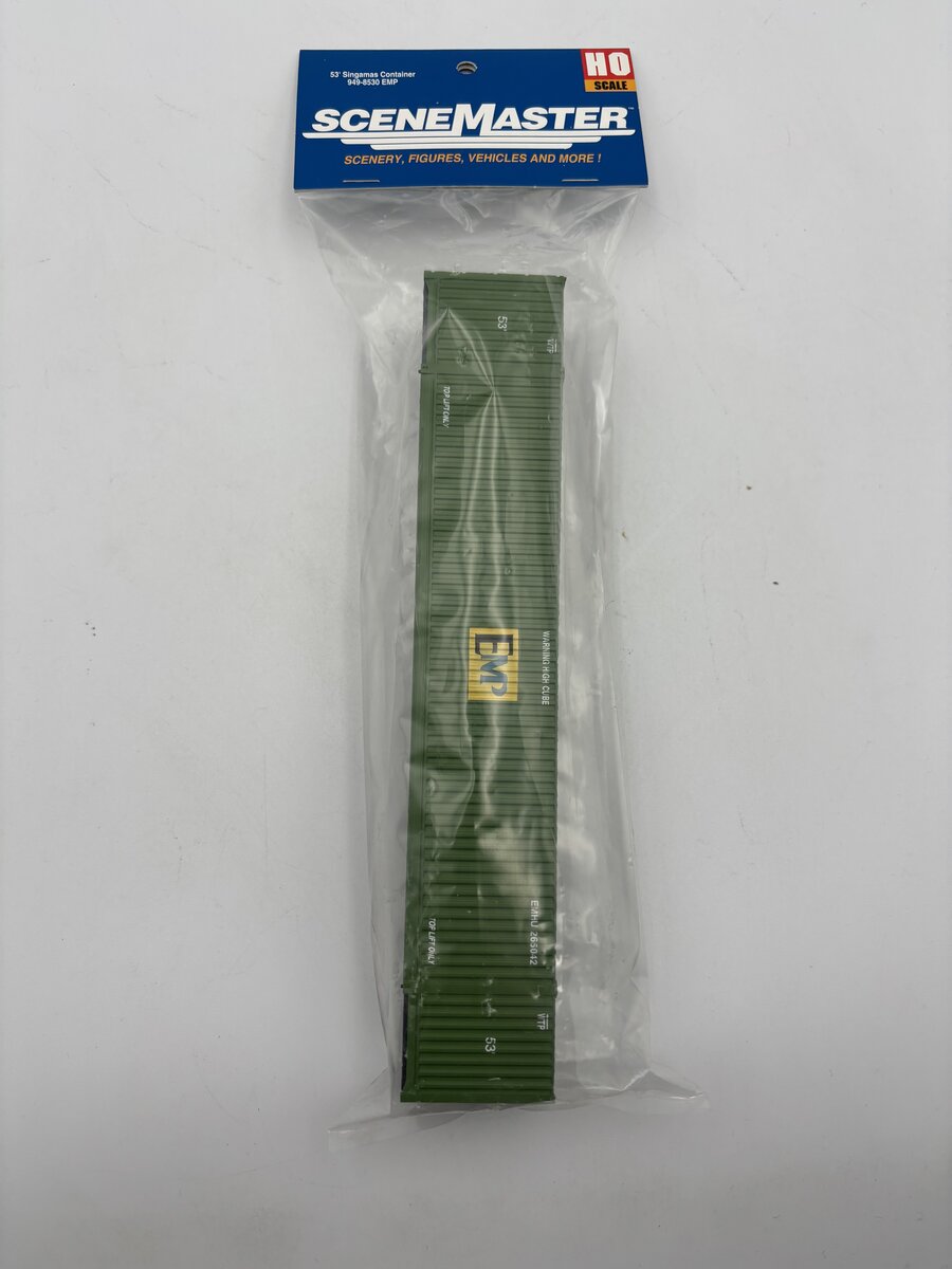 Walthers 949-8530 HO EMP 53' Singamas Corrugated-Side Container - Assembled