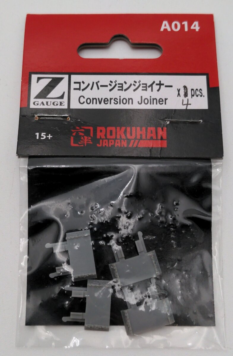 Rokuhan A014 Z Gauge Conversion Joiner