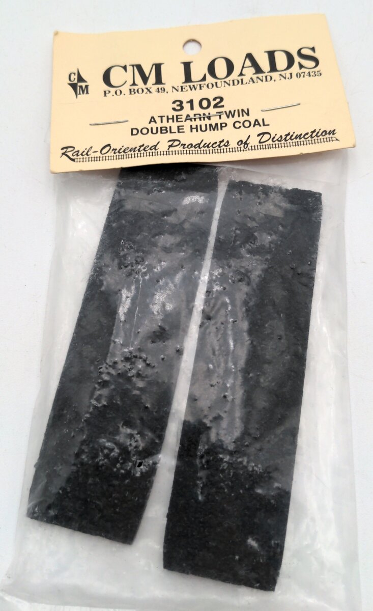 CM Loads 3102 HO Athearn Twin Double Hump Coal (Pack of 2)
