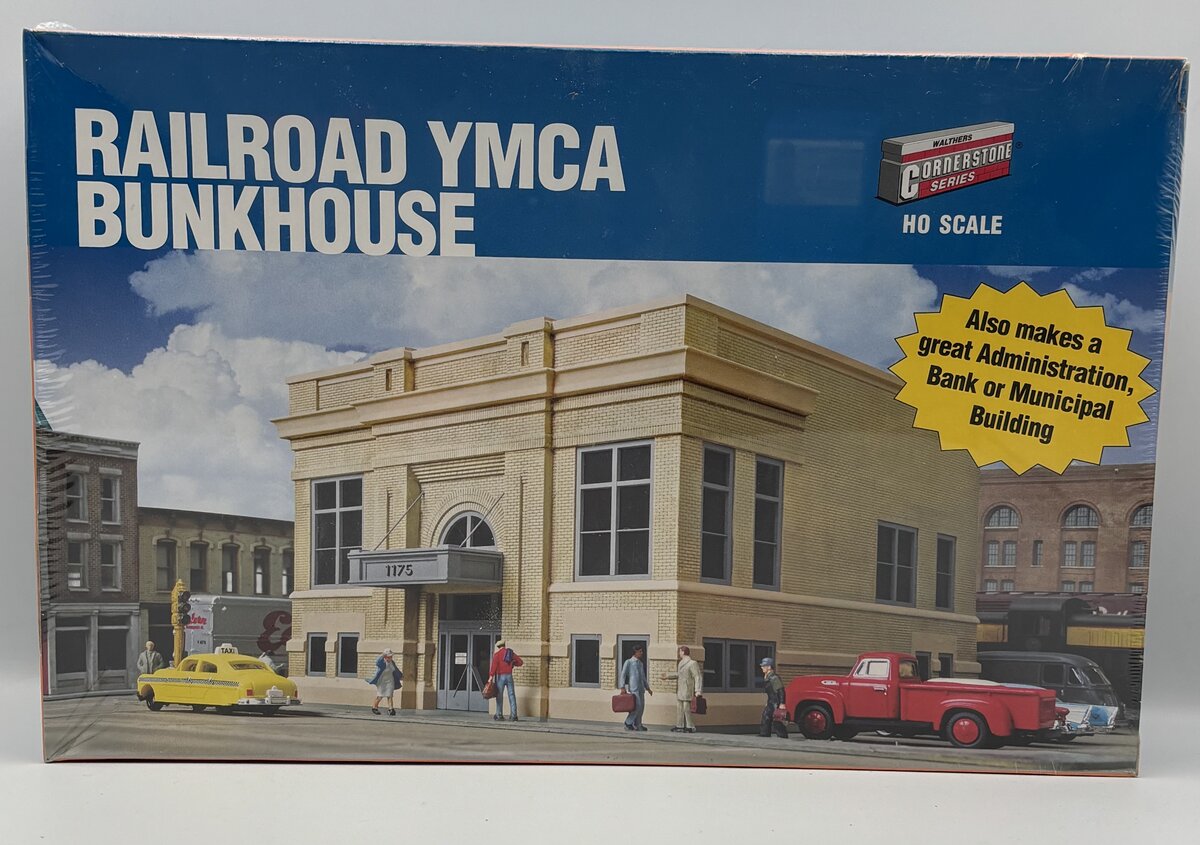 Walthers 933-2951 HO Scale Railroad YMCA Bunkhouse Structure Kit