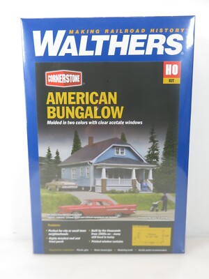 Walthers 933-3787 HO Scale American Bungalow Model Building Kit