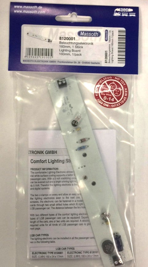 Massoth 8120001 G Scale Lighting Board 160 mm