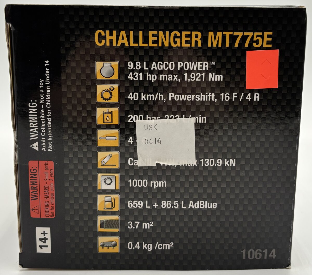 USK 10614 1:32 AGCO Challenger MT775E Agricultural Tractor