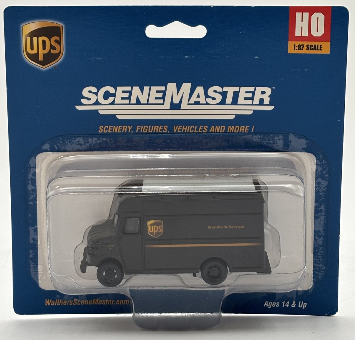 Walthers 949-14001 HO UPS Package Car (United Parcel Service Modern Shield Logo)