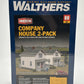 Walthers 933-3790 HO Company House Kit (Pack of 2)