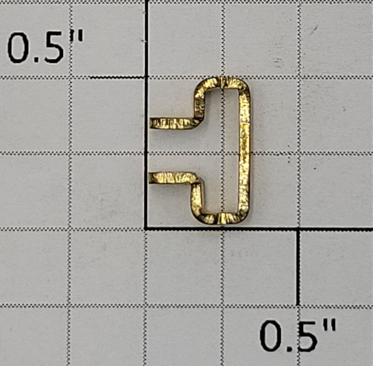 Lionel 214-13 Brass Boxcar Door Handle
