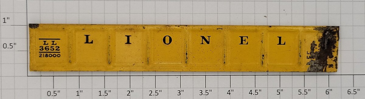 Lionel 3652-1 Yellow Dump Door