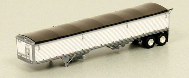 Lonestar Models 6019 43' Wilson Grain Trailer Kit w/ PTD White Sides/Nutrena