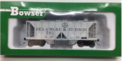 Bowser 42213 HO Delaware & Hudson 70 Ton 2 Bay Hopper Car #2936