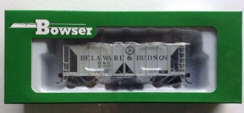 Bowser 42214 HO Delaware & Hudson 70 Ton 2 Bay Hopper Car #2955