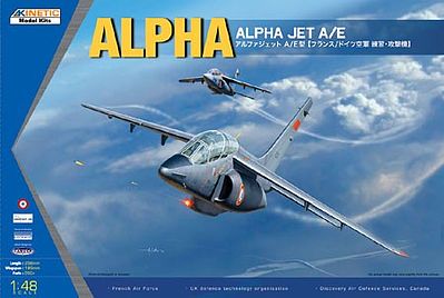 Kinetic Model 48043 1:48 Alpha Jet A/E Military Aircraft Plane Model Kit