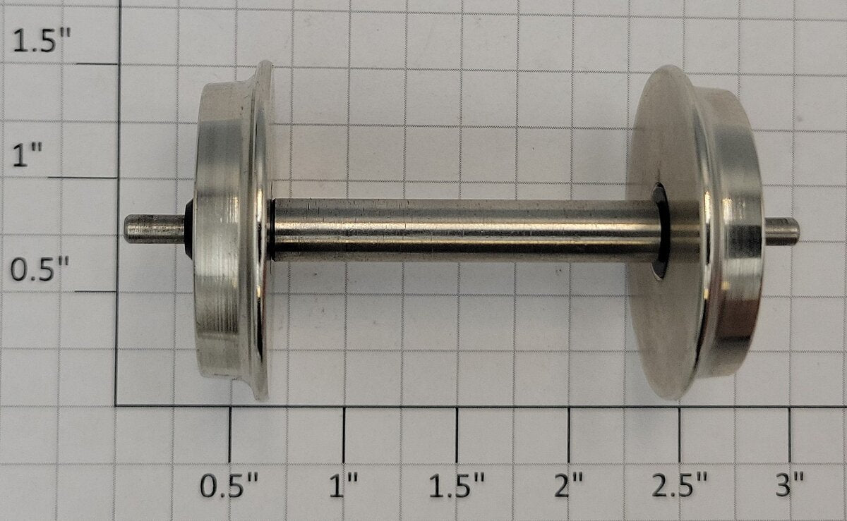 SV EZR-2 G Scale Roll-EZ Chrome Metal Wheel Set