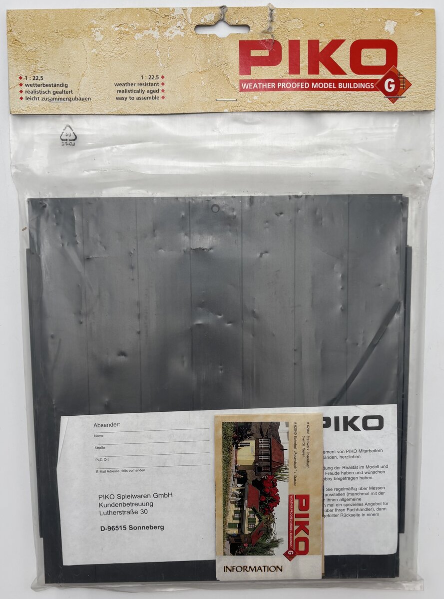 Piko 62801 G Components Metal Roofs