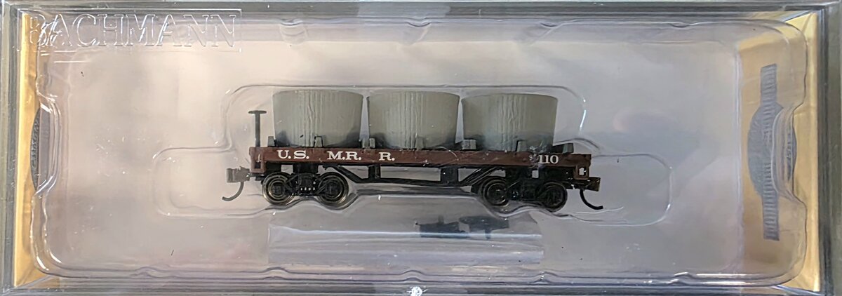 Bachmann 15554 N U.S. Military Railroad Old-Time Water Tank Car #110