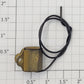 Ives 3235R Standard Gauge Electric Locomotive Brass Screw-On Hex Headlight
