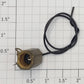 Ives 3235R Standard Gauge Electric Locomotive Brass Screw-On Hex Headlight