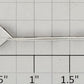 American Flyer PA9363 2-1/2" Striped Pedestrian Gate - Fits 591, 592