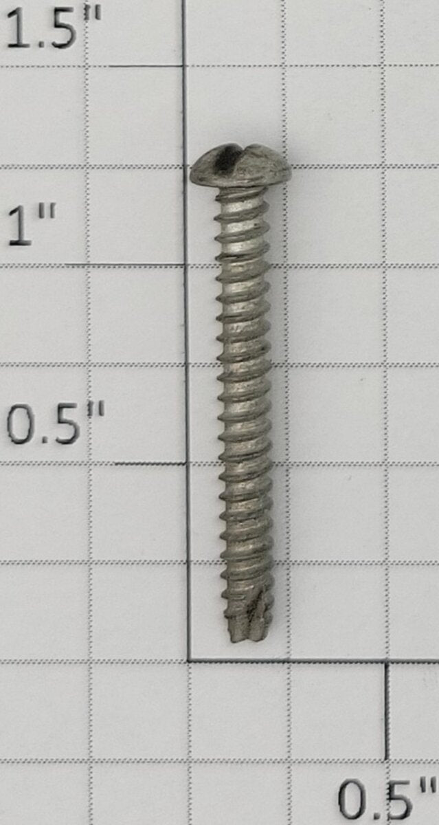 American Flyer S-5N09 #6 x 1" Self Tapping Round Head Slotted Screw