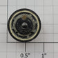 American Flyer XA10104A2 Flangeless Metal Wheel with Brass Square Stud