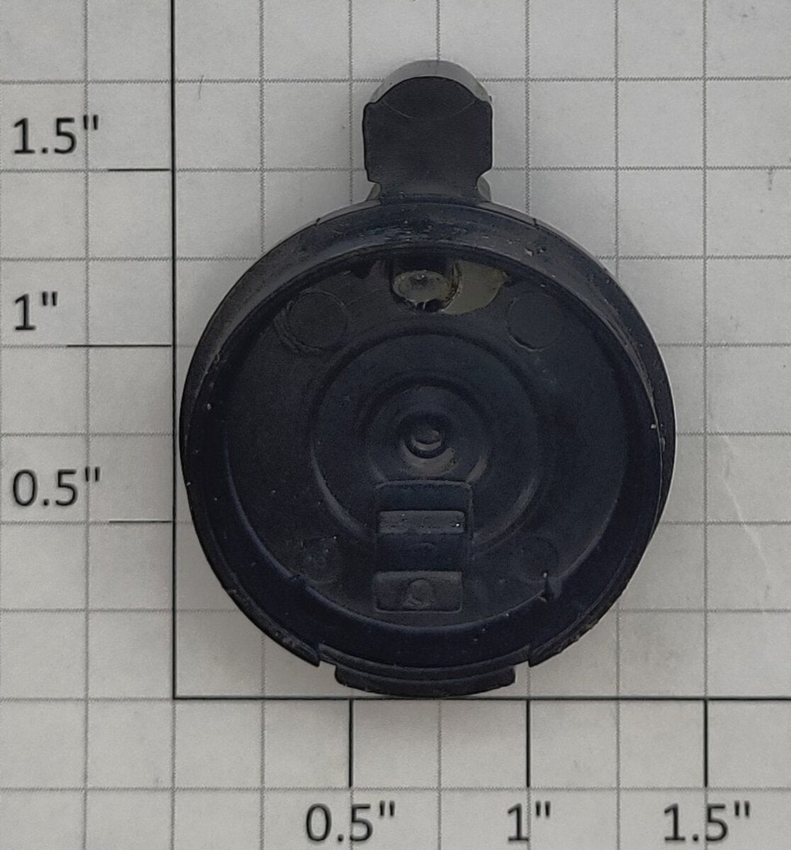 American Flyer PA14C369 Black Plastic 0-6-0 Steam Loco Boiler Front with Lens