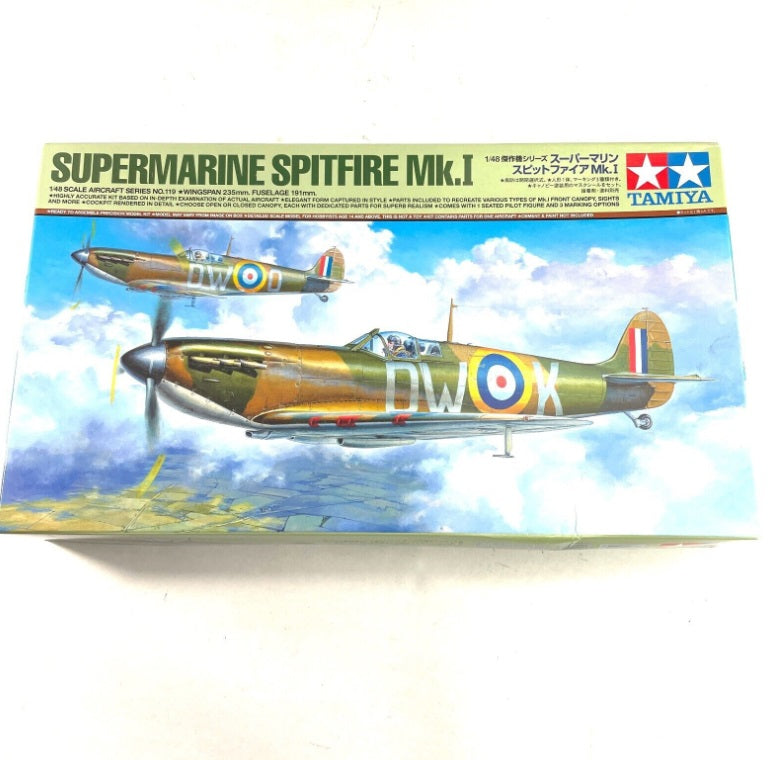 Tamiya 61119 1:48 Supermarine Spitfire Mk.I Plastic Model Kit