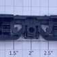 Lionel 8000-8013X Black 3-Axle Diecast Truck Side