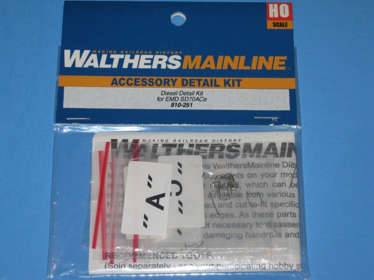 Walthers 910-251 HO EMD SD70ACe Diesel Detail Kit