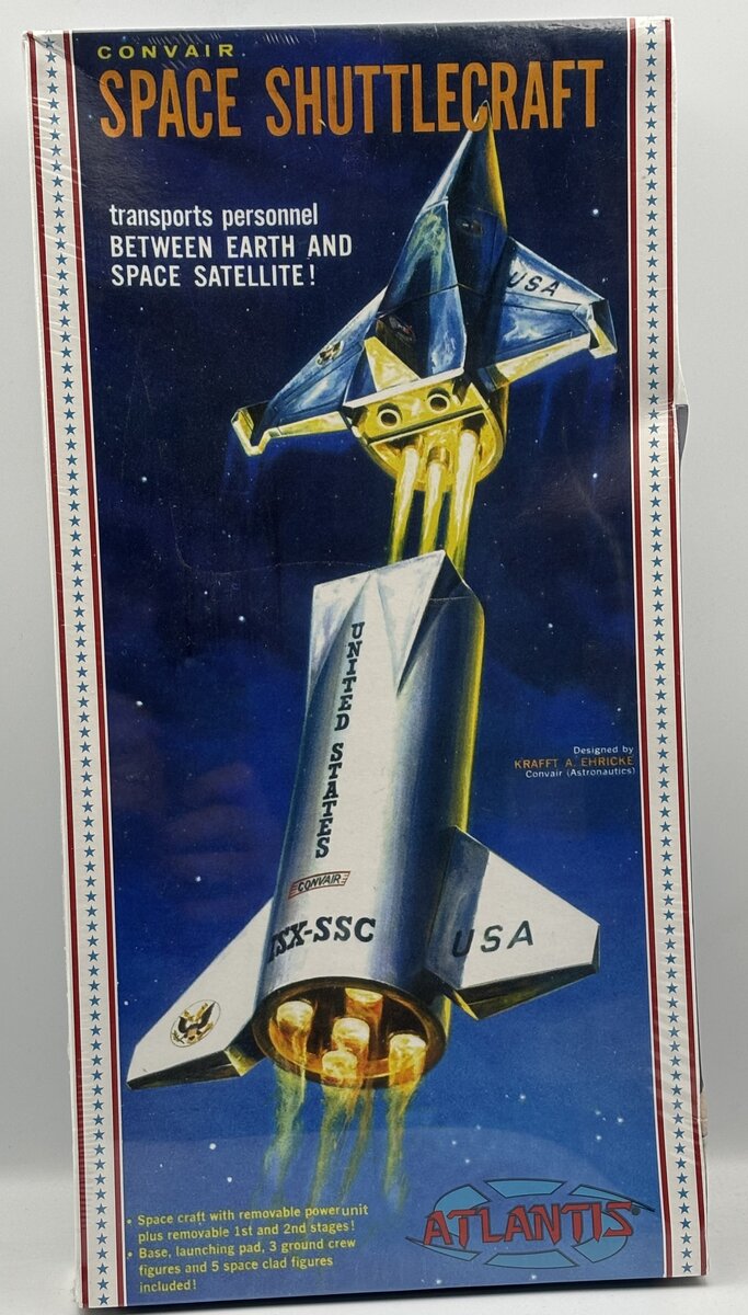 Atlantis Models H1828 1:150 Convair Space Shuttlecraft Spacecraft Model Kit