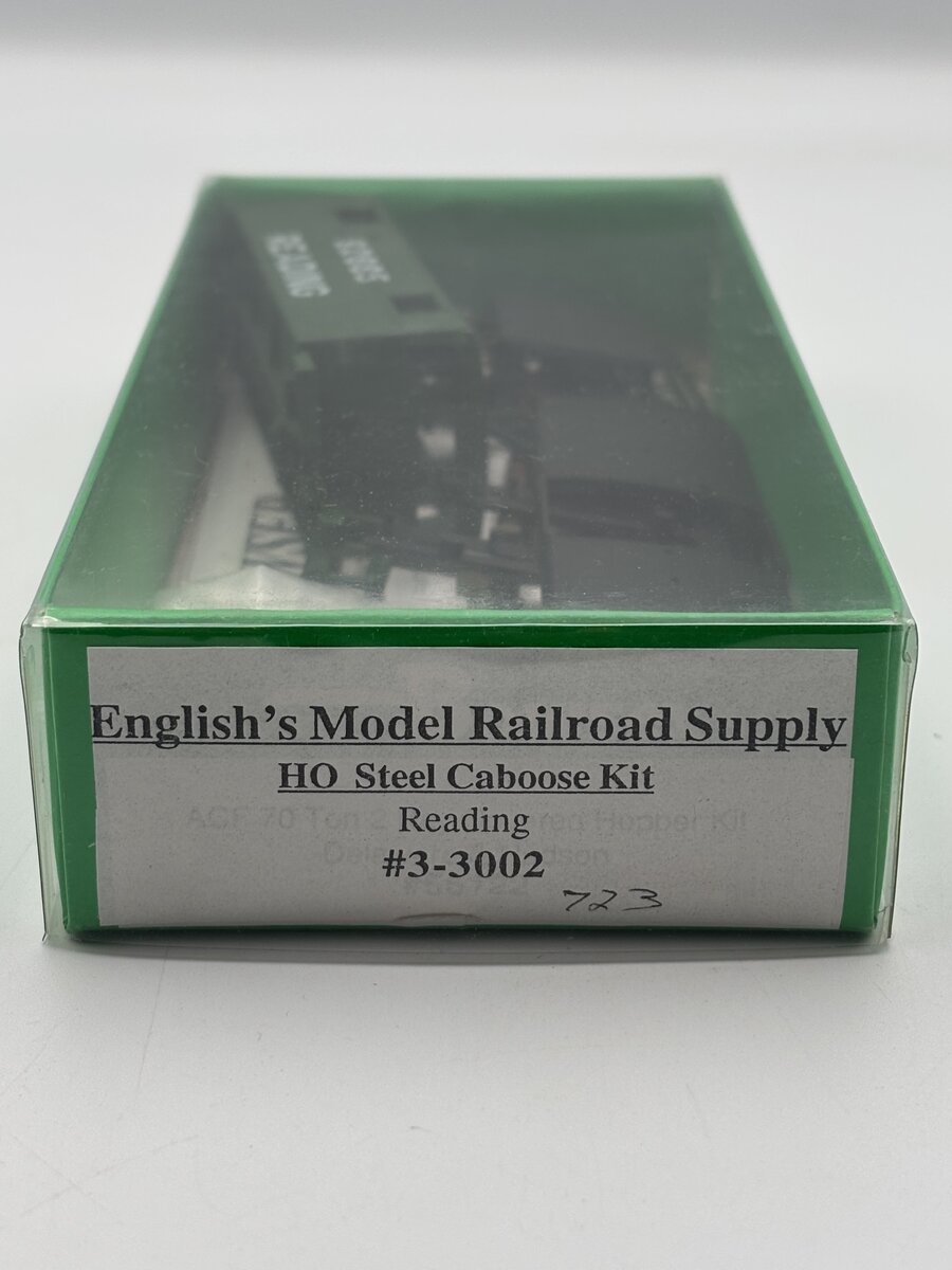 Bowser 3-3002 HO Steel Caboose Reading Kit