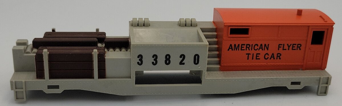 American Flyer 33820 Tie Ejector Car In Separate Sale Box with Hardware