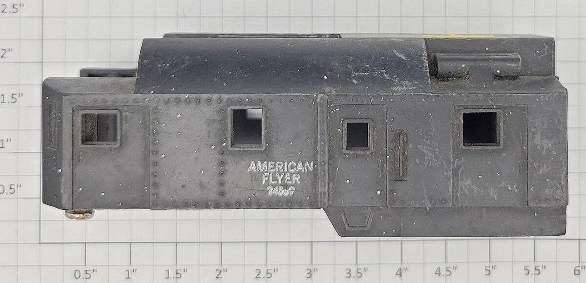 American Flyer PA11312 24569 Black Crane Car Shell