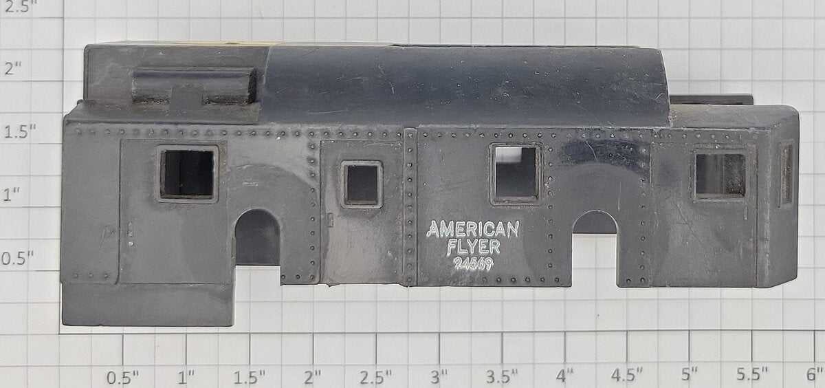 American Flyer PA11312 24569 Black Crane Car Shell