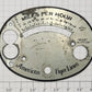 American Flyer PA12N271 8B Transformer Nameplate