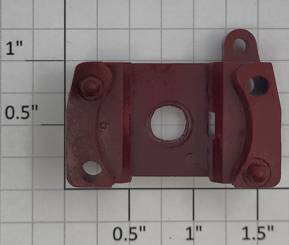 American Flyer PA14423 Maroon Motor Brush Mounting Plate