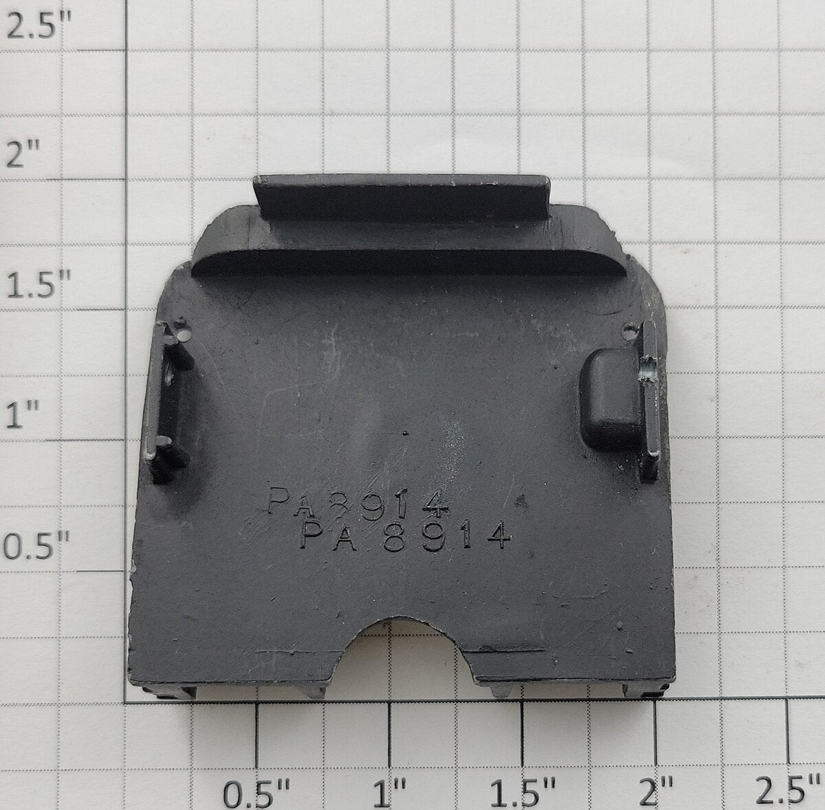 American Flyer PA8914 Northern Tender Black Metal Tender Shell End #353
