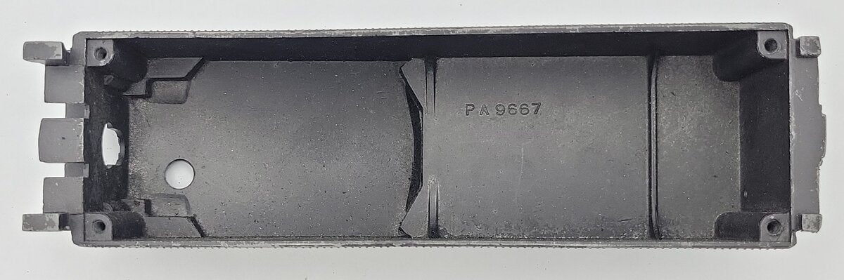 American Flyer PA9667A Blank Black Cast Tender Shell
