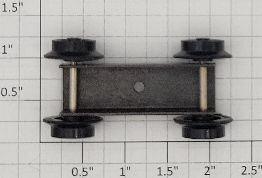 American Flyer XA13A084 Atlantic/Pacific Pilot Truck Assembly with Black Wheels