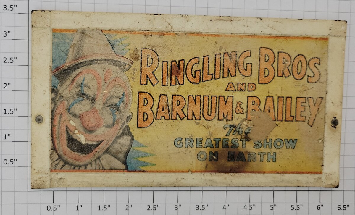 American Flyer XA13A295 Ringling Brothers Billboard Sign and Panel Assembly #561
