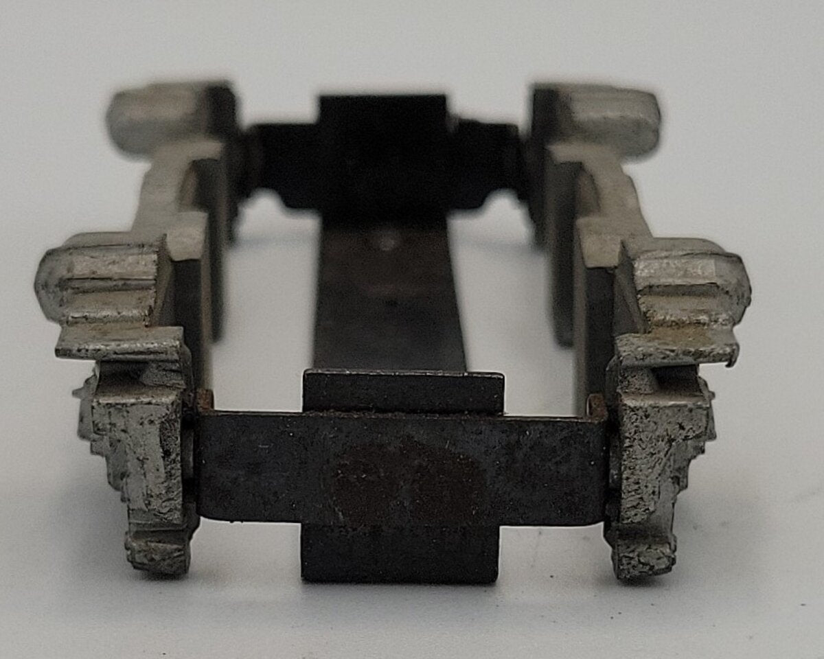 American Flyer XA13A802 S Scale Cast Silver Alco Truck Frame w/ Coupler Bracket