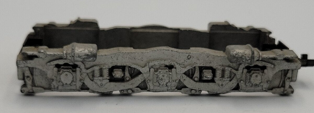 American Flyer XA13A802 S Scale Cast Silver Alco Truck Frame w/ Coupler Bracket