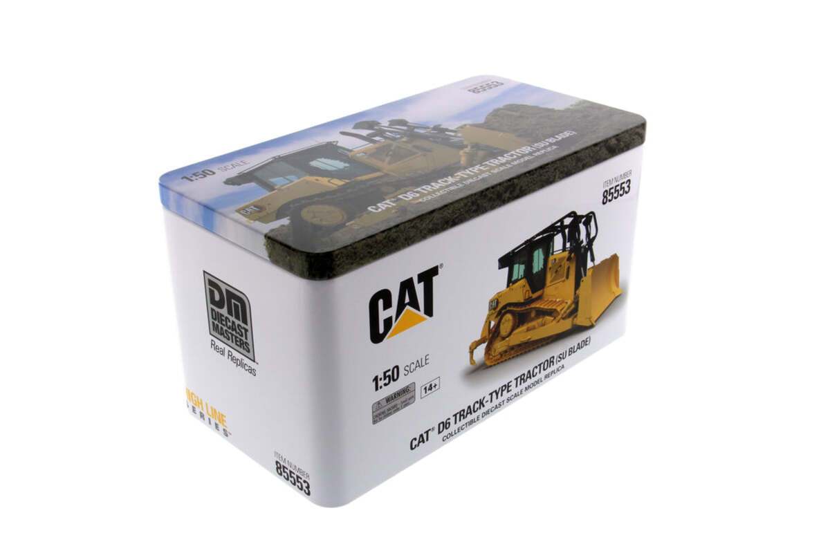DieCast Masters 85553 1:50 Caterpillar D6 Track-Type Tractor Dozer with SU Blade
