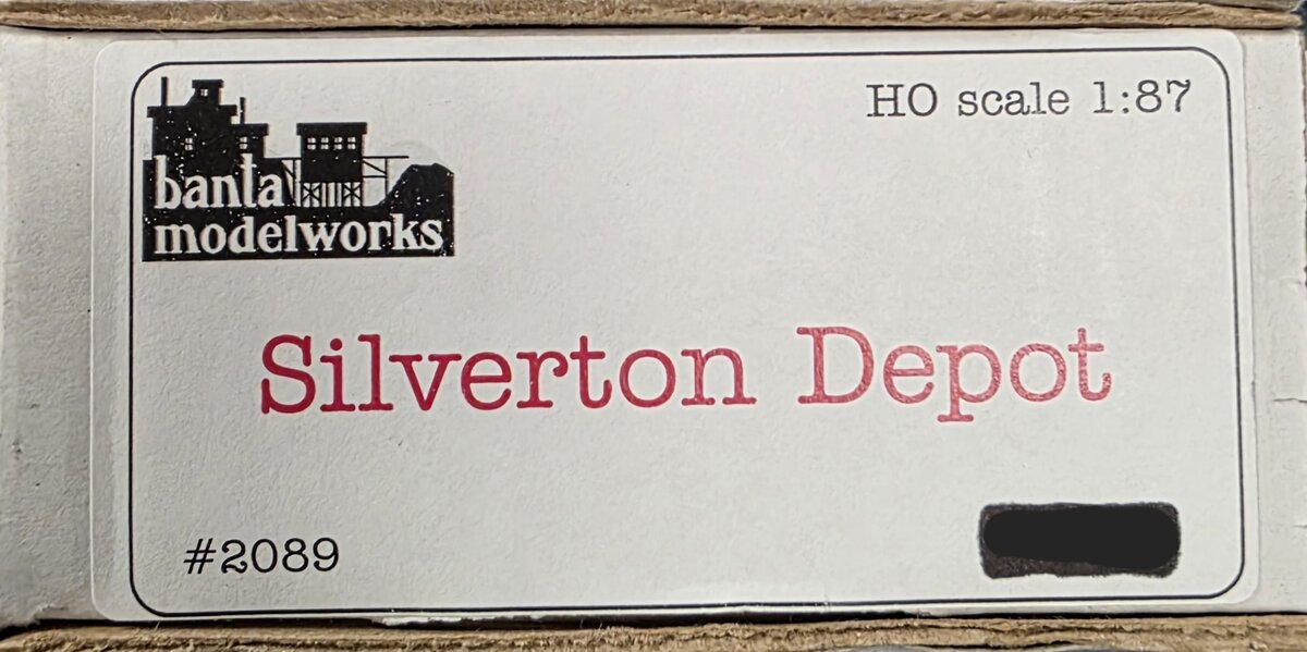Banta Model Works 2089 HO Scale Silverton Depot Building Laser Cut Wood Kit
