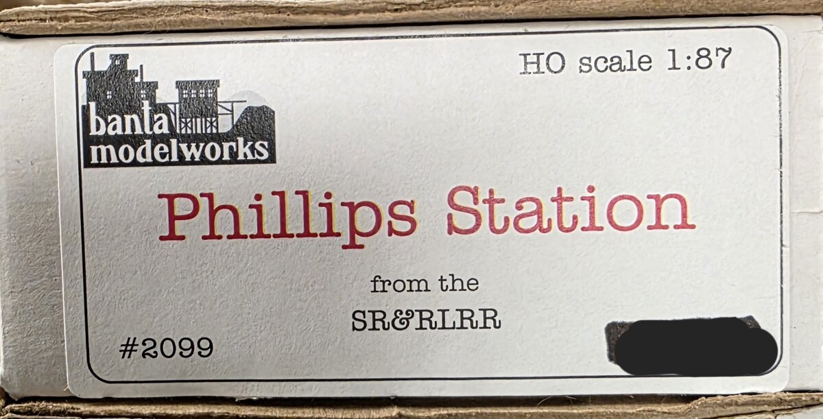 Banta Model Works 2099 HO Phillips Station Building Kit